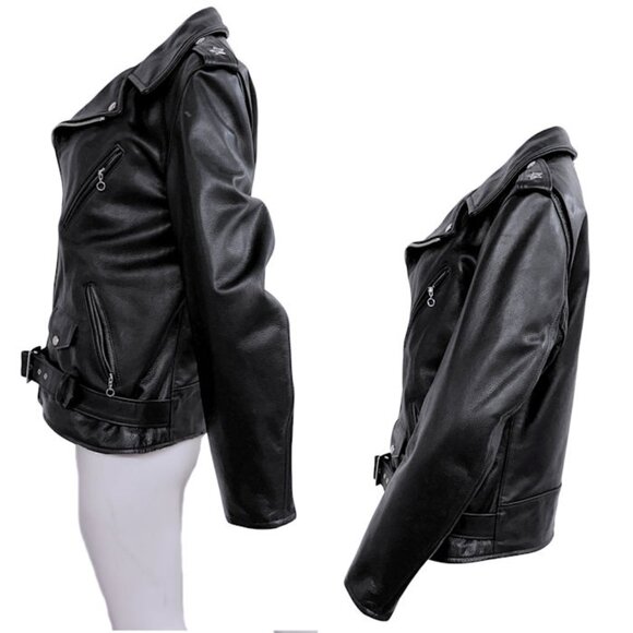 SCHOTT BROS PERFECTO Genuine Steerhide Leather Biker Jacket - Picture 6 of 15